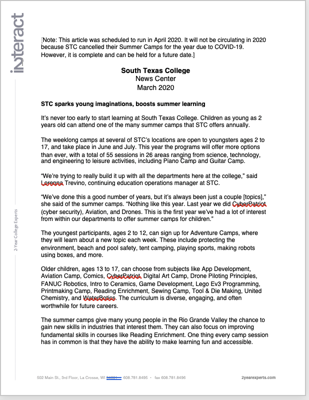 STC Summer Camps article FINAL 3-25-20 CV